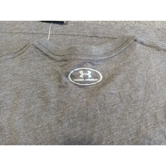 NWT Under Armour T Shirt UA Short Sleeve Tee Mens Small Gray - Picture 9 of 10